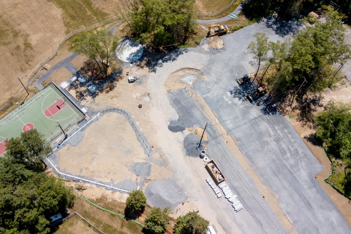 Photos week of July 16, 2018 aerial view of parking lot
