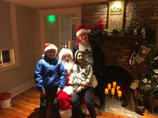 Medway Christmas Parade contest winners; Dominic & Franco Barisano