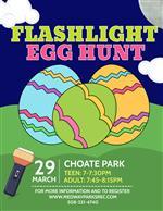 Medway Parks and Recreation's Flashlight Egg Hunt