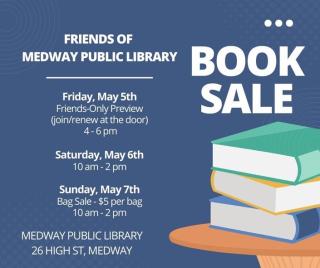 Friends of the Medway Public Library - $5.00/bag Book Sale