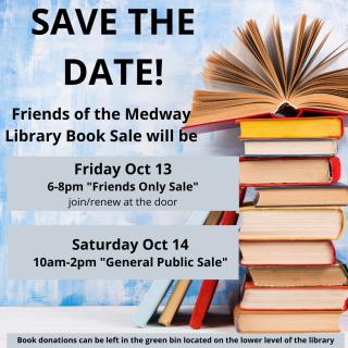 Friends of Medway Public Library "Friends Only Sale"