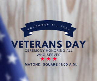 Veteran's Day Ceremony - Matondi Square