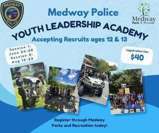 Medway Police Department's Youth Leadership Academy