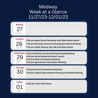 Week-At-A-Glance 11/27/23-12/01/23
