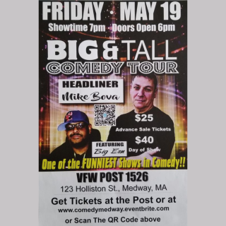 Big & Tall Comedy Tour at the Medway VFW