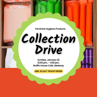 Medway Girl Scouts to Hold Collection Drive on January 22 at the Muffin House Cafe