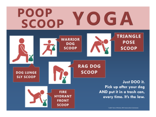 Please remember to scoop the poop!