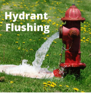 Hydrant Flushing - currently working on Zone 2 (week of April 28 - May 7)