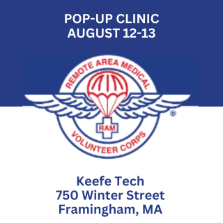 Pop-Up Clinic at Keefe Tech on August 12 & 13