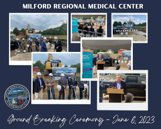 Ground breaking ceremony for Milford Regional in Medway