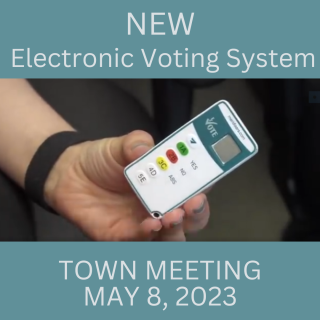 New electronic voting system