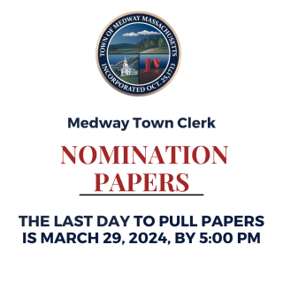 Last Day to Pull Nomination Papers for Upcoming Town Election on May 21