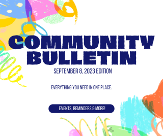 Community Bulletin - September 8, 2023 edition