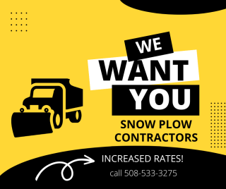 DPW seeks snow plow contractors for the 23/24 winter season - Increased rates