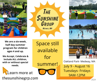 Sunshine Group Program - July 9 - August 16
