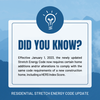 Stretch Energy Code Update - Effective January 1, 2023