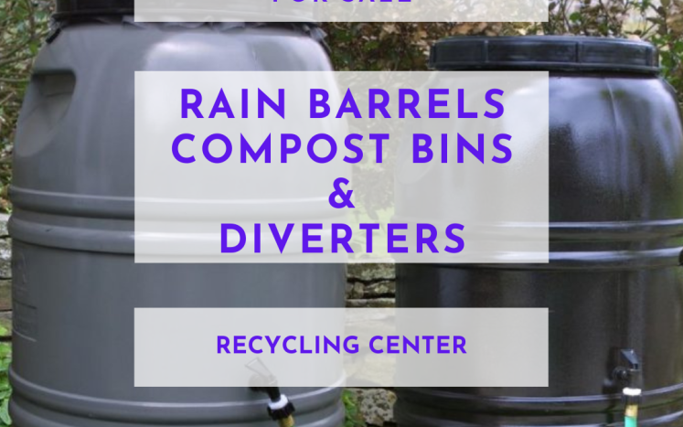 Compost Bin & Rain Barrel - sale ends