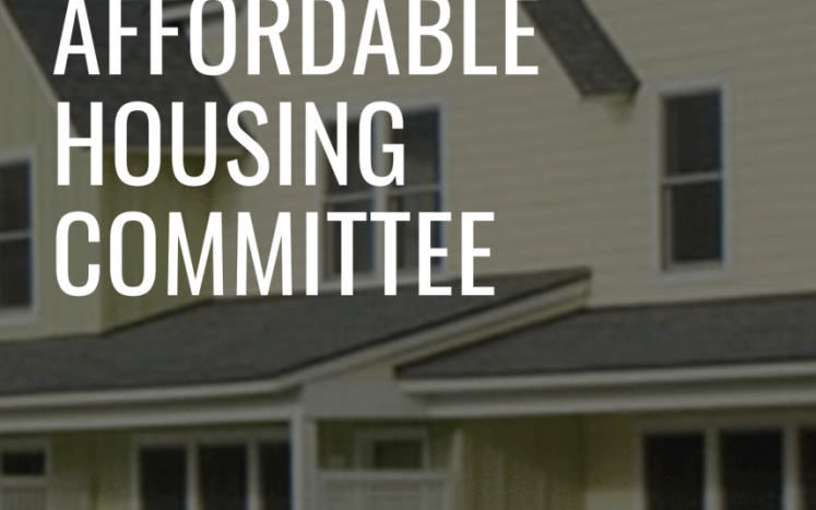 Affordable Housing Committee Call for Added Members 