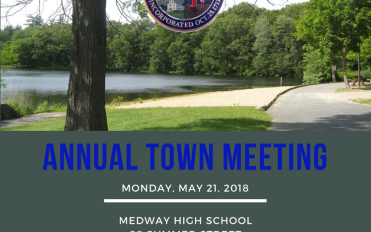 Annual Town Meeting is Monday, May 8, 2023 at 7:00 p.m.