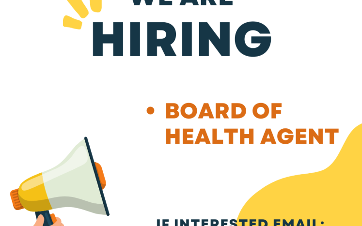 The Town of Medway seeks a full-time Board of Health Agent