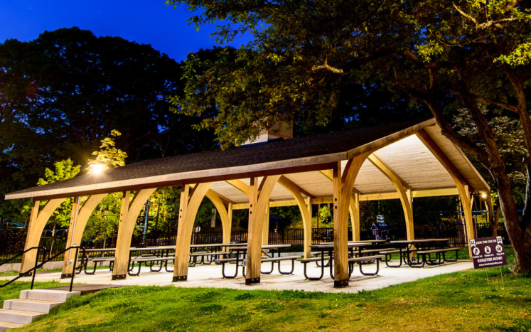 DPW announces work on Choate Park Pavilion - Monday, March 27 - drainage issue improvements - Park will remain OPEN