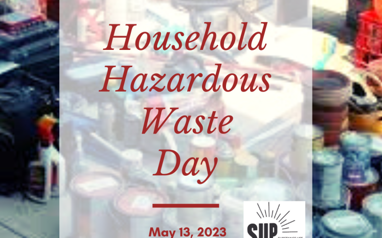 Household Hazardous Waste Day is October 28, 2023