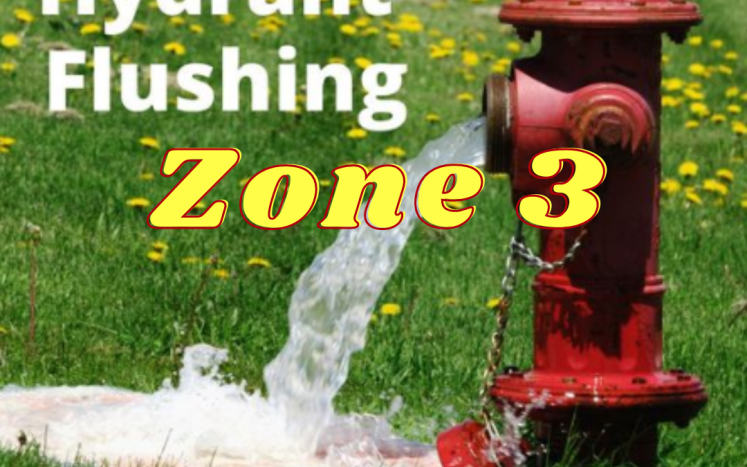 Hydrant Flushing - Zone 3