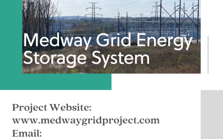 Medway Grid Energy Storage System - Website and Email