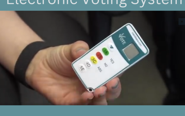 New electronic voting system