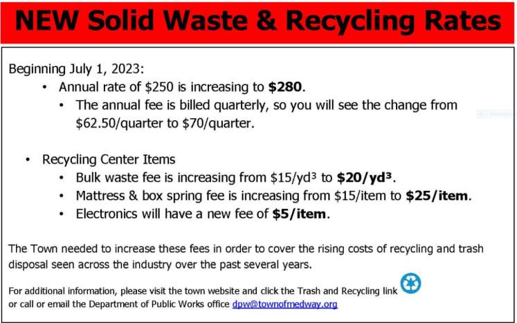 Curbside Chronicle, FY Trash and Recycling Rates, Solid Waste Recycling Increases, Frequently Asked Questions