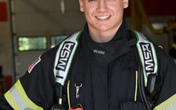 nick volz - Medway's newest firefighter