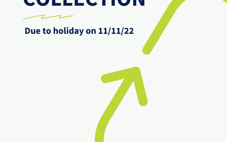 NO Delay in Trash/Recycling Pick up this Week due to Holiday