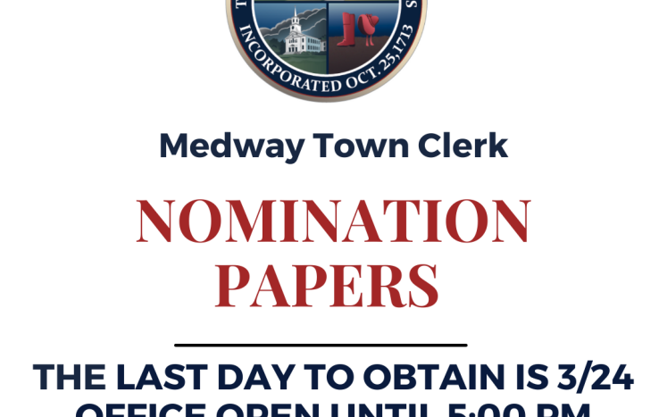 Nomination papers - last day to obtain (March 24, 2023)
