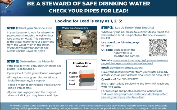 Be a Steward of Safe Drinking Water-Check Your Pipes for Lead