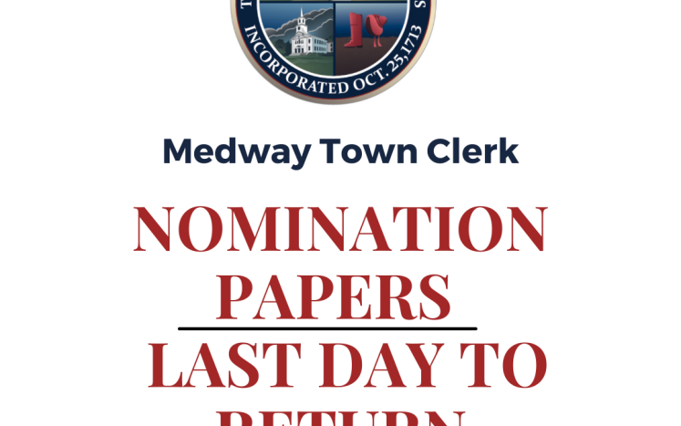 The Last Day to Return Nominations Papers is Tuesday, March 28