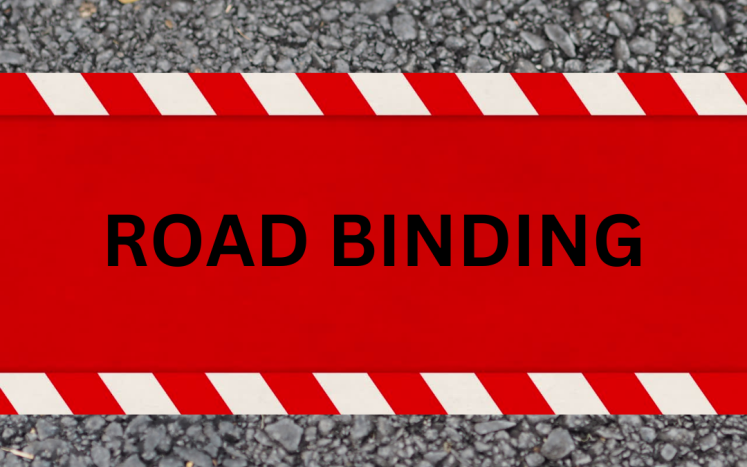 Road Binding is Scheduled for May 24, 2023, on Mallard Drive, Buttercup Lane, Clover Lane, and Hemlock Drive.