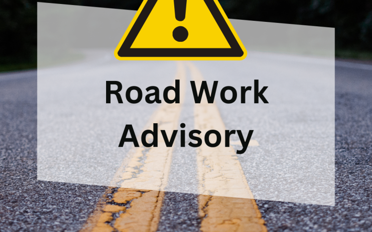 DPW Advisement - Roadwork on Clover, Buttercup and Hemlock on Tuesday, May 16 & Wednesday, May 17 