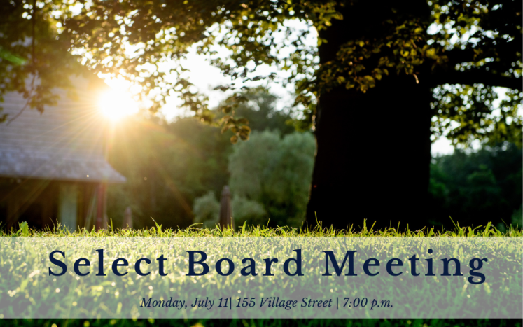 Select Board Meeting July 11