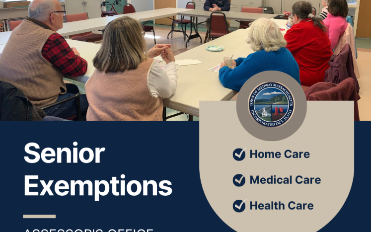 Principal Assessor discusses senior exemptions with members of the Senior Center