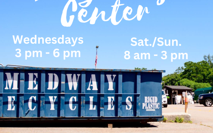 Recycle Center Summer Hours start April 8