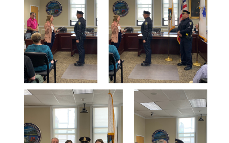 Swearing-In Ceremony of Lt. Brennan and Sgt. Nigro