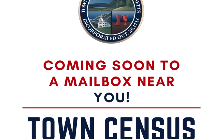 Town Clerk's Office Announces - Census Arriving in Mailboxes the Week of January 9