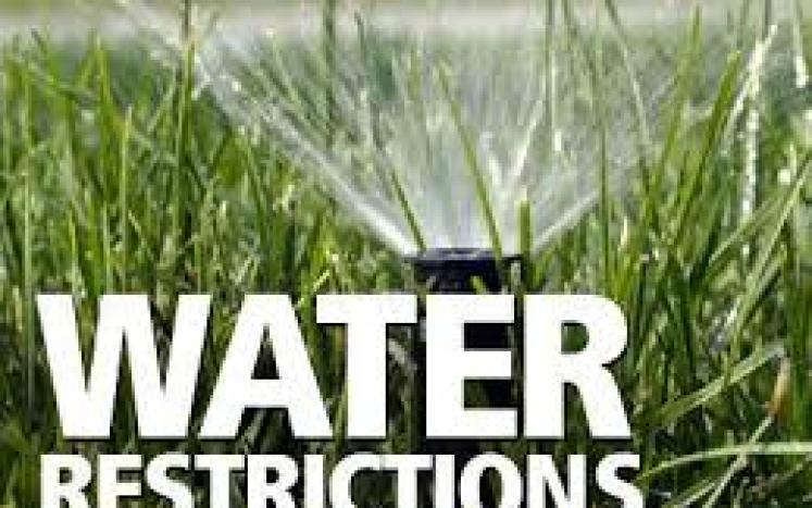 Water Ban in effect from May 1 thru September 30, 2017
