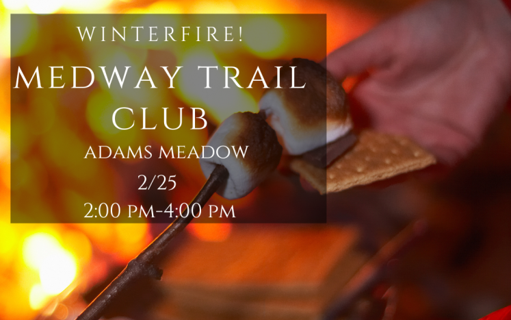Winterfire! Adams Street Meadow - February 25 from 2:00 p.m.- 4:00 p.m.
